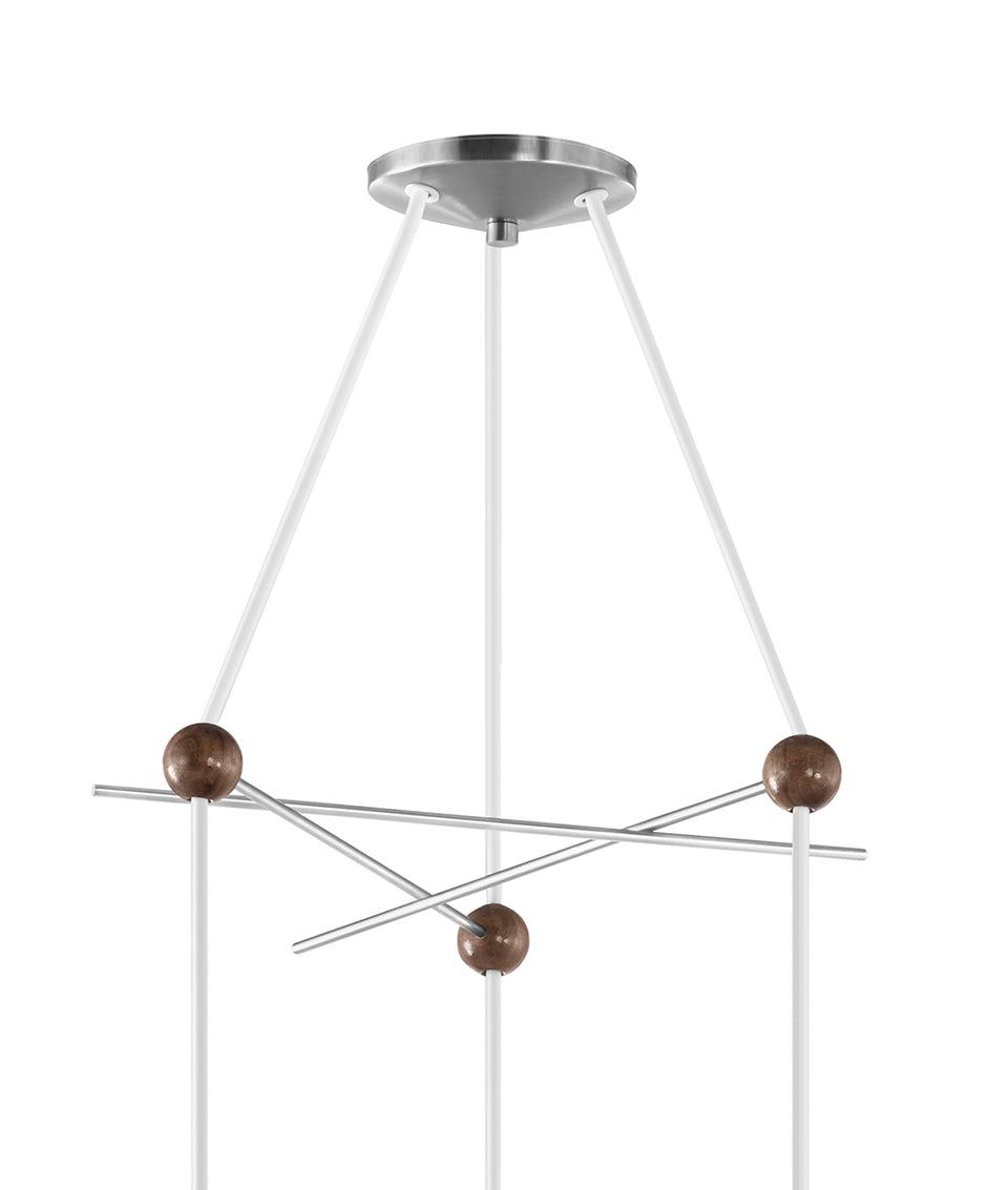 Suspension Nelson à trois lampes