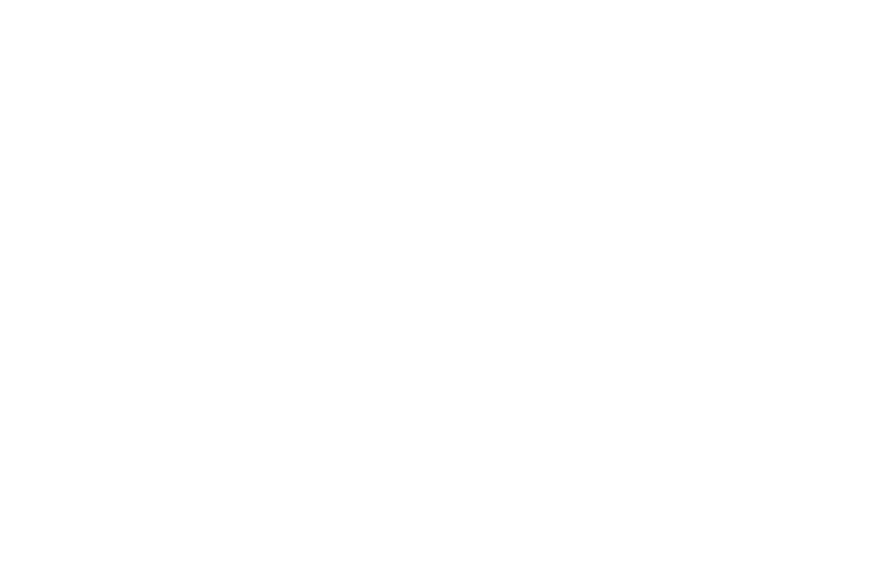 Croquis au trait blanc montrant la différence de taille des trois chaises de bureau Aeron A, B et C sur fond bleu