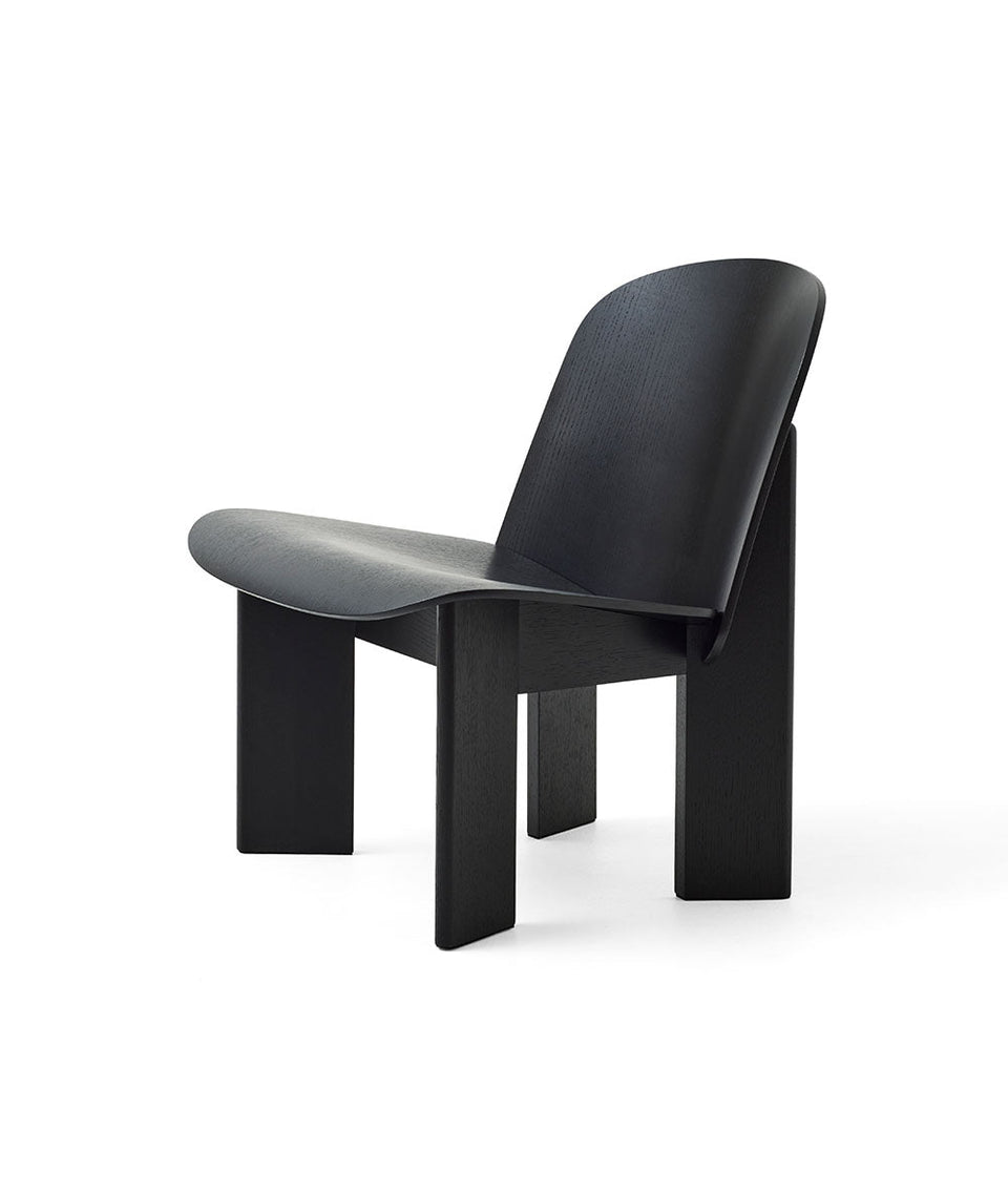 HAY Chisel Lounge chaise Noir 