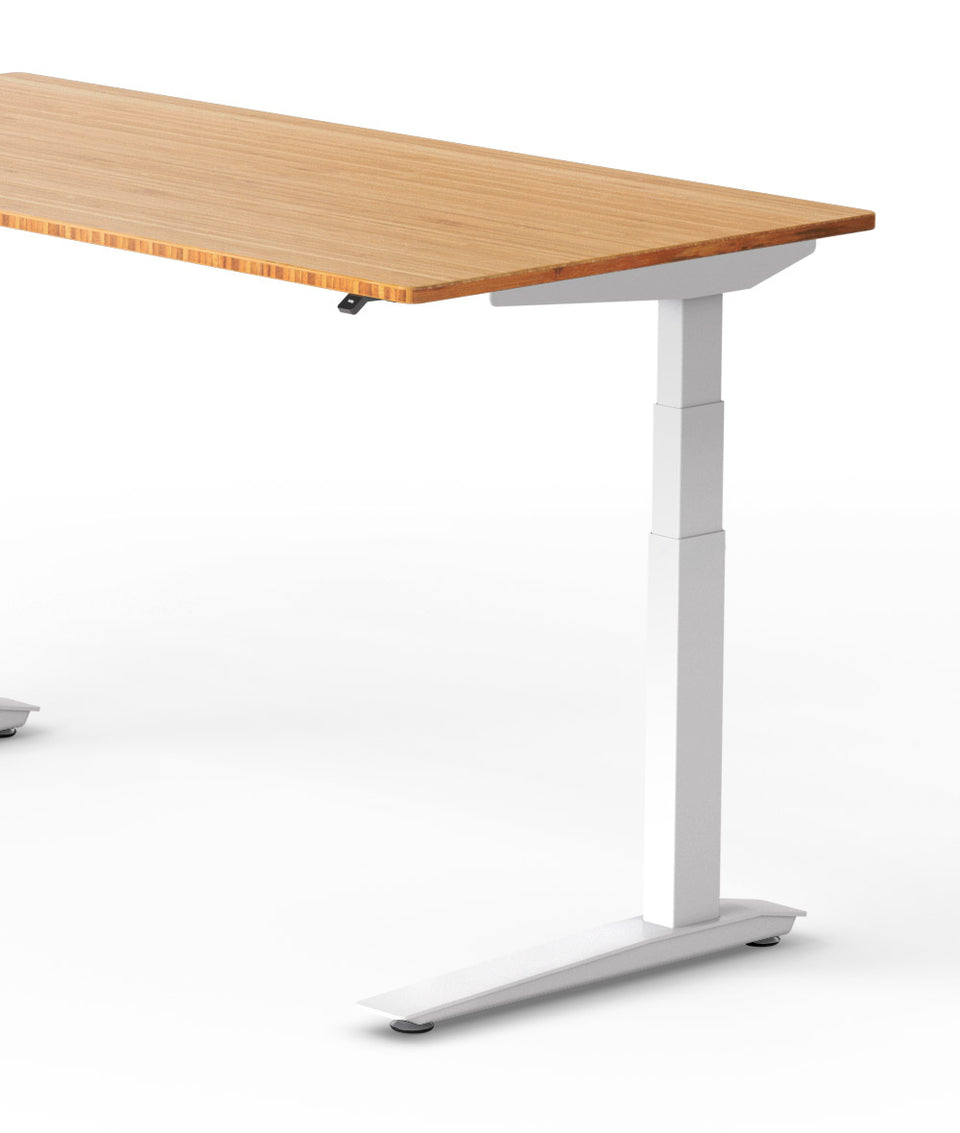 Bureau assis-debout Jarvis Fully en bambou
