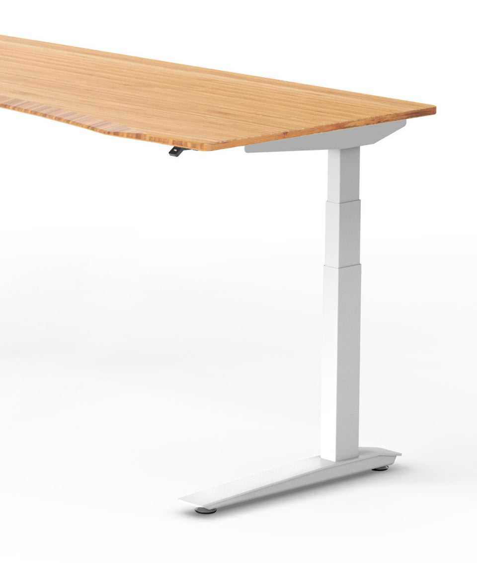 Bureau assis-debout Jarvis Fully Contour en bambou