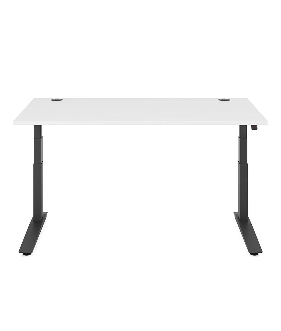 Fully Bureau assis-debout Jarvis en bois stratifié