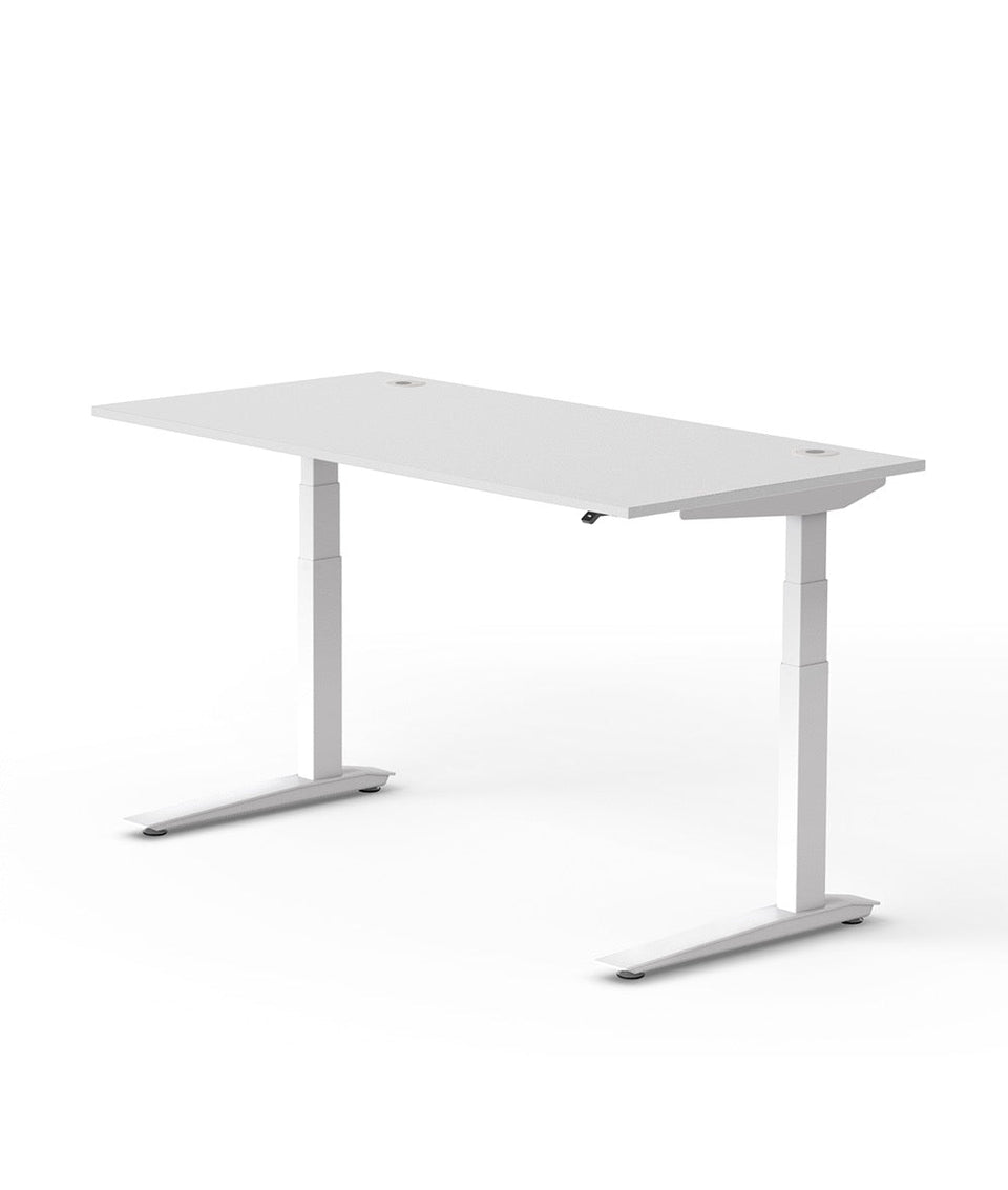 Fully Bureau assis-debout Jarvis en bois stratifié