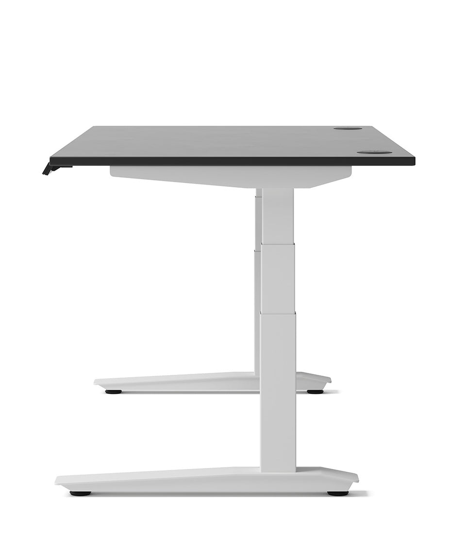 Bureau assis-debout Jarvis Fully en bois stratifié