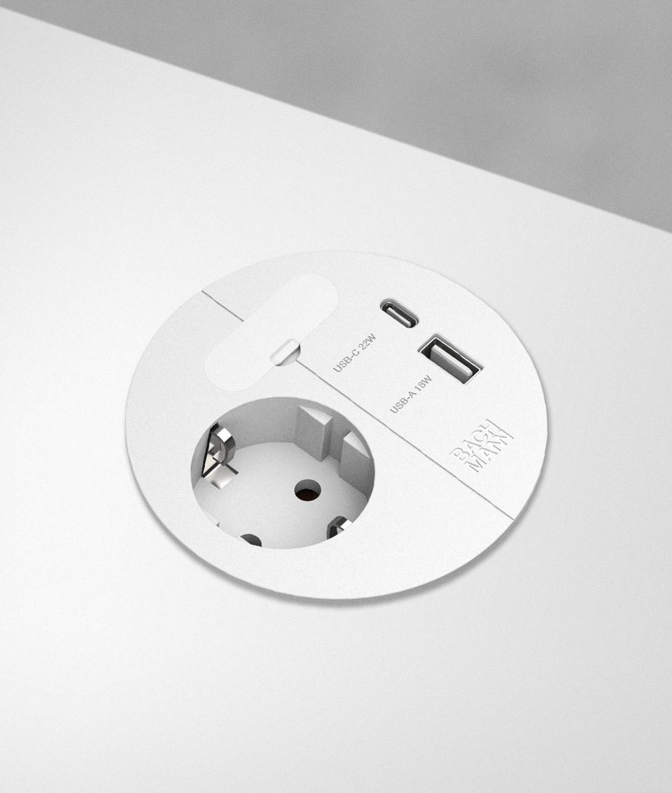 Bureau assis-debout Jarvis Fully en bois stratifié