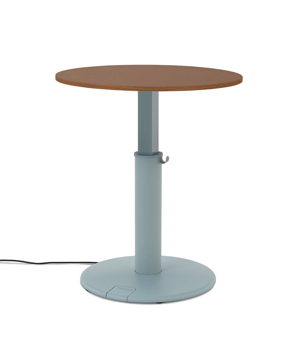 OE1 Round Standing Desk Ash clair 