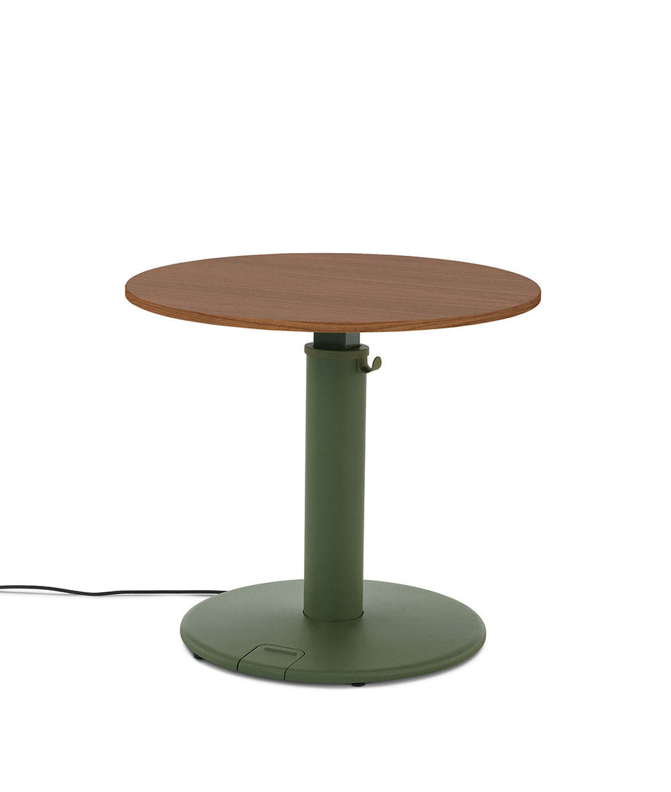 OE1 Round Standing Desk Ash clair 