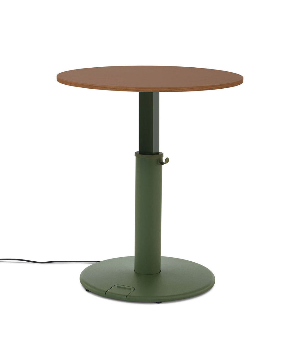 OE1 Round Standing Desk Ash clair 