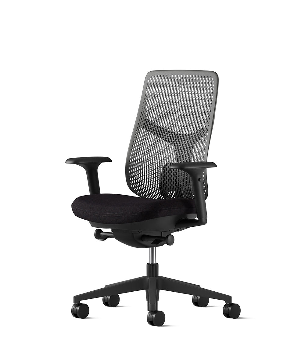 Siège de bureau Verus à dossier Triflex en Dark Carbon/0783