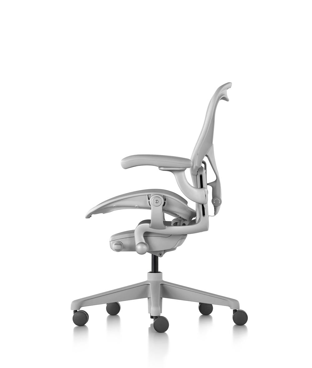 Siège de bureau Aeron en Mineral/Aluminium satiné