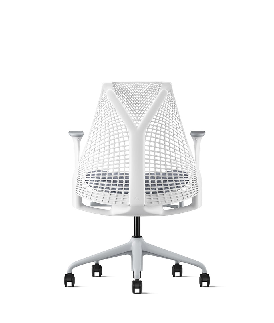 Siège de bureau Sayl en Studio Blanc/Silverdale