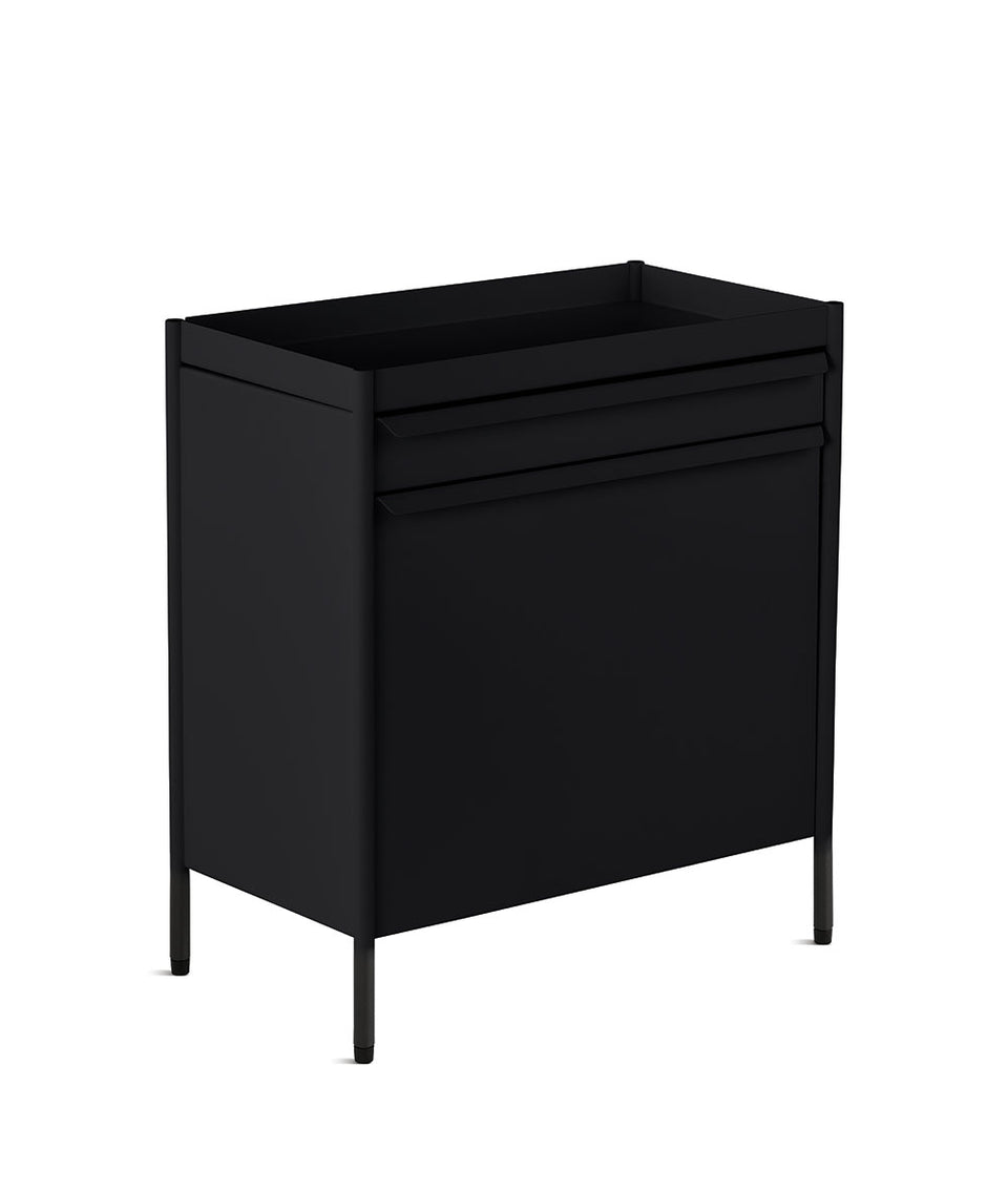 Chariot OE1, Tiroir supérieur & bac de classement à bascule