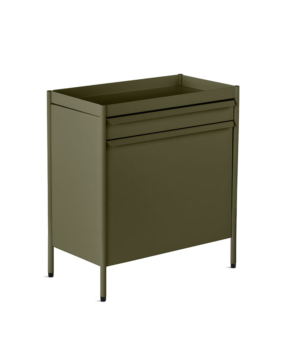 Chariot OE1, Tiroir supérieur & bac de classement à bascule