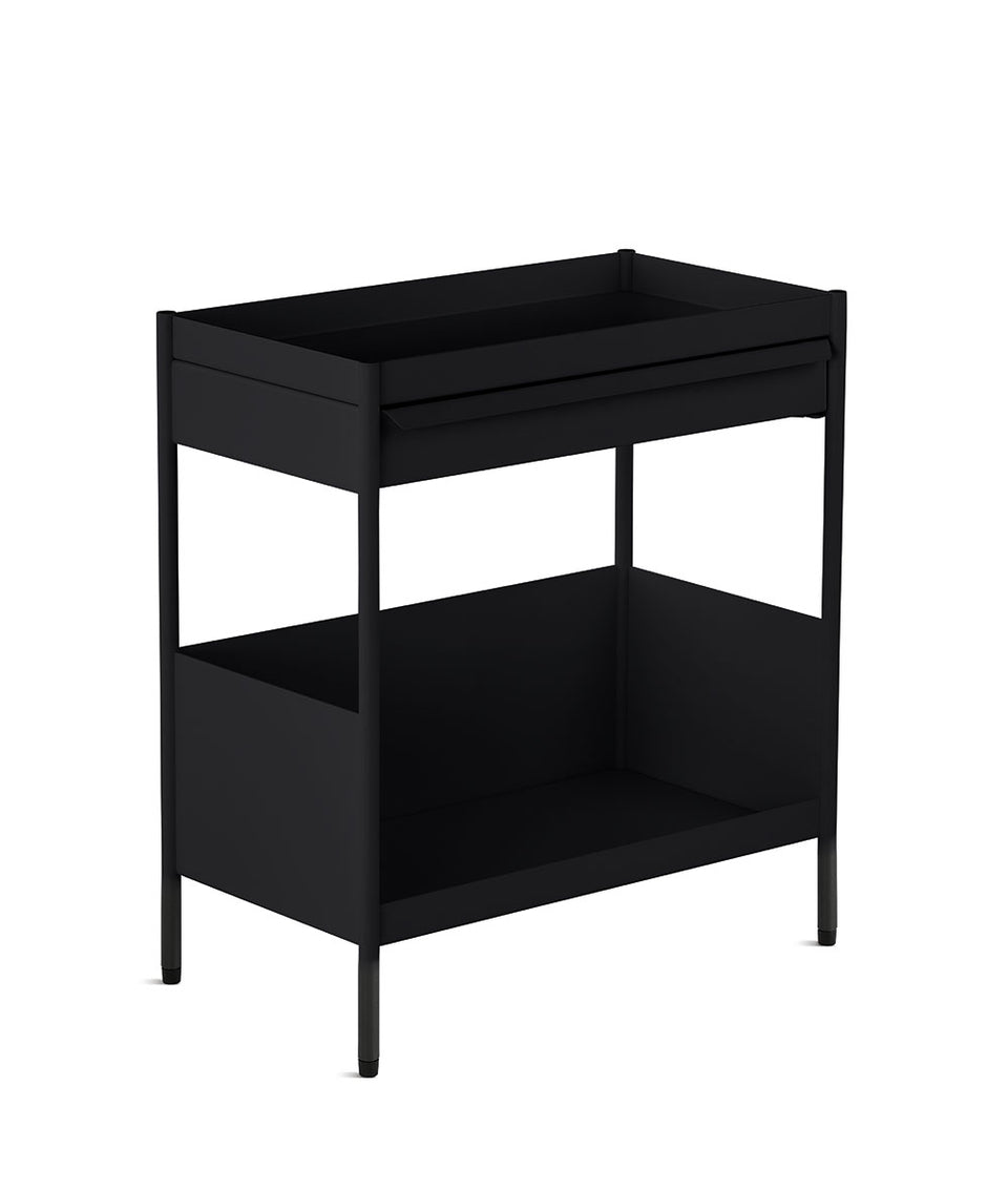 Chariot OE1, Tiroir supérieur & étagère inférieure